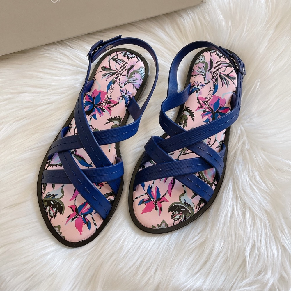 MELISSA Hailey Strappy Sandal - Navy